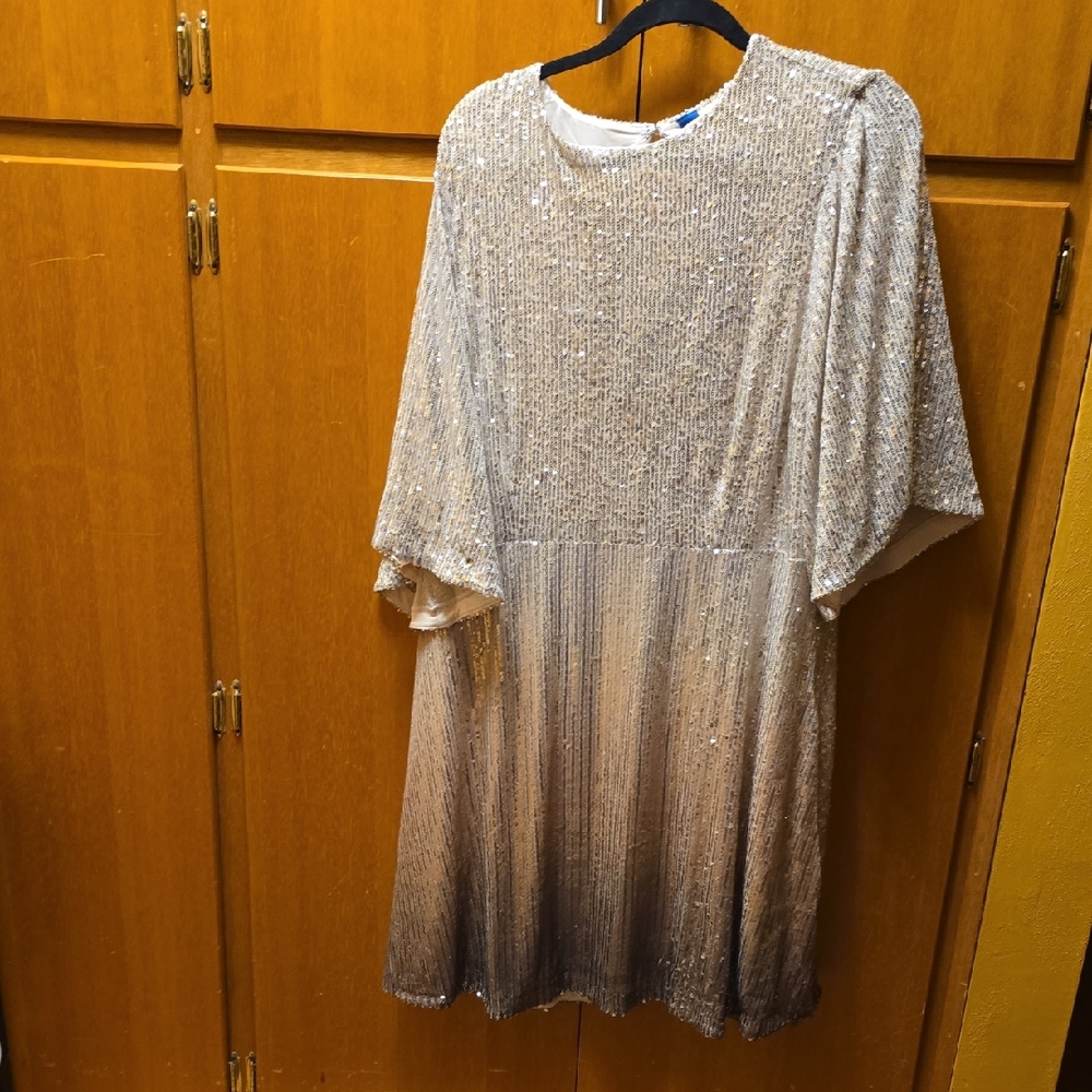 Old Navy Silver Mini Dress